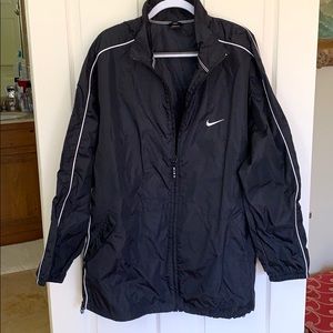 Nike Black Full Zip Windbreaker